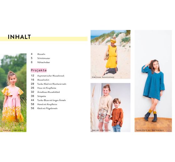 Boek "Mini-Masterclass - Nähen mit Musselin für Kids"