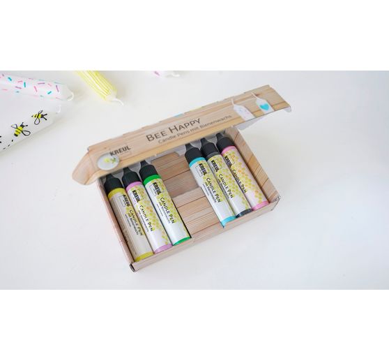 Candle Pen KREUL « Bee Happy », set de 6