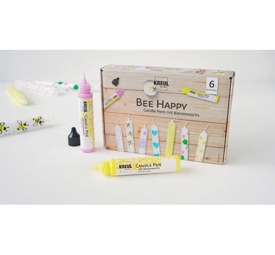 Candle Pen KREUL « Bee Happy », set de 6