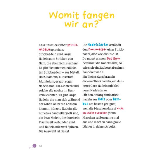 Livre « Mein erstes Strickbuch »