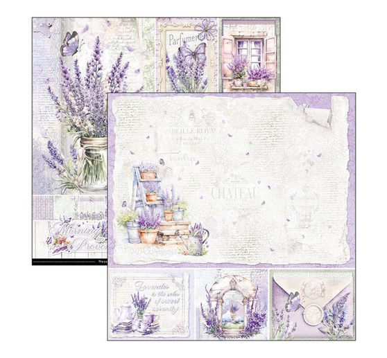 Scrapbook papier "Morning in Provence"