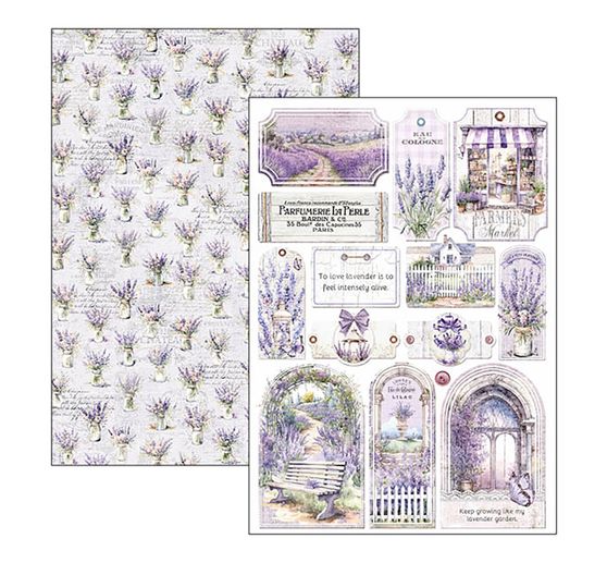 Papier set "Morning in Provence"