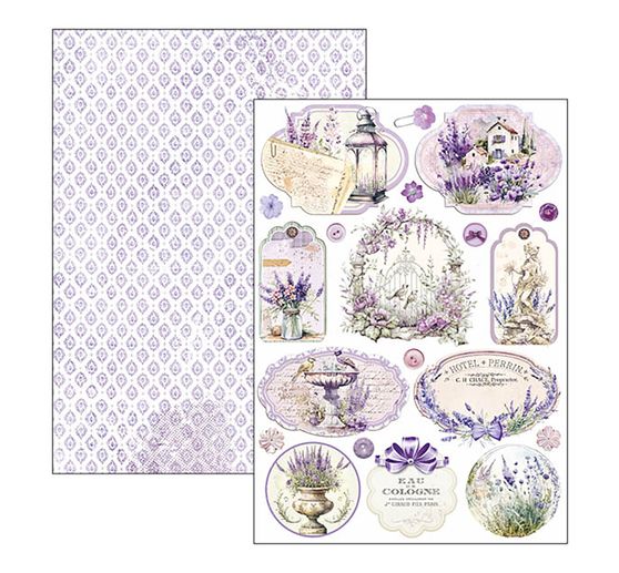 Papier set "Morning in Provence"
