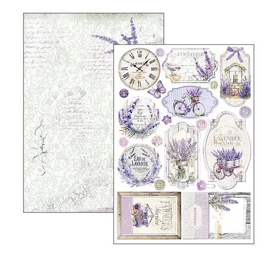Papier set "Morning in Provence"