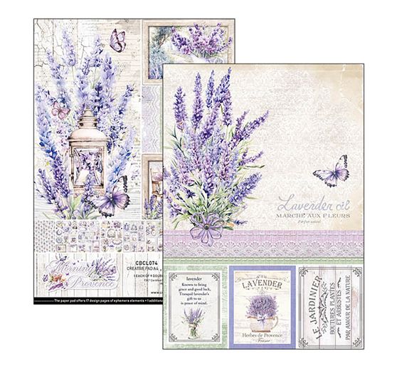 Papier set "Morning in Provence"