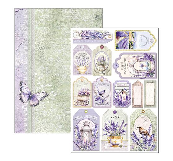 Papier set "Morning in Provence"