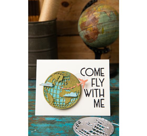 Sizzix Thinlits Stanzschablone "World Travel by Tim Holtz"