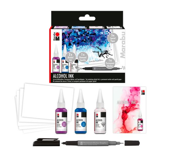 Set Marabu Alcohol Ink UNDERWATER