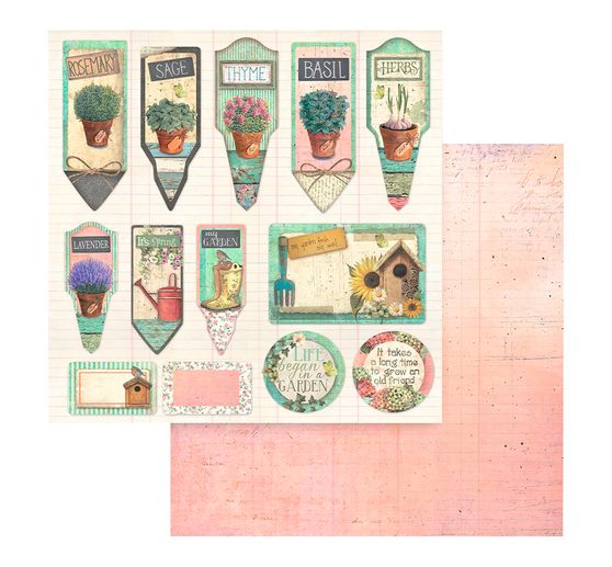 Scrapbooking Pad « Garden »