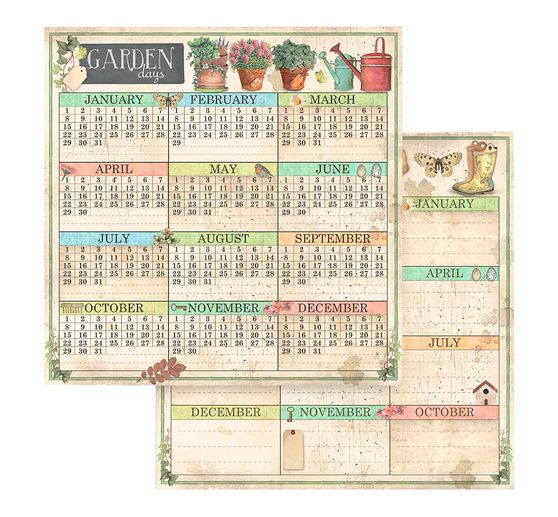 Scrapbooking Pad « Garden »