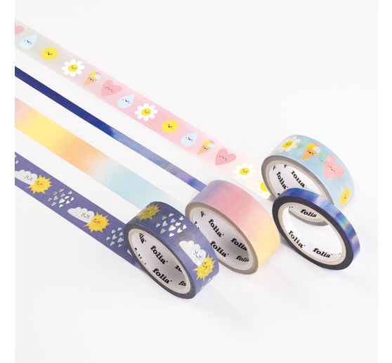 Washi Tape Set "Hot Foil Sunnyside"