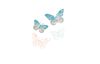 Sizzix Framelits Punching template and Clear Stamps "Painted Pencil Butterflies"