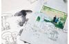 Sizzix Framelits Ponssjabloon en Clear Stamps "Painted Pencil Mushrooms"
