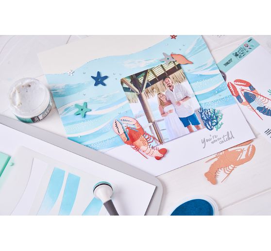 Sizzix Thinlits Punching template "Ocean Medley"