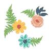 Sizzix Thinlits Punching template "Flowers & Fern"