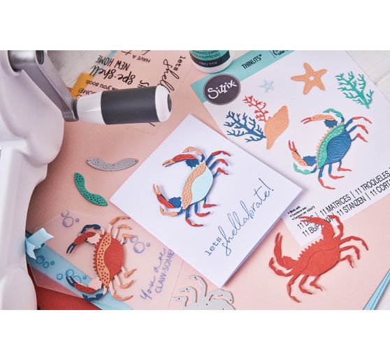 Sizzix Thinlits Punching template "Ocean Medley"