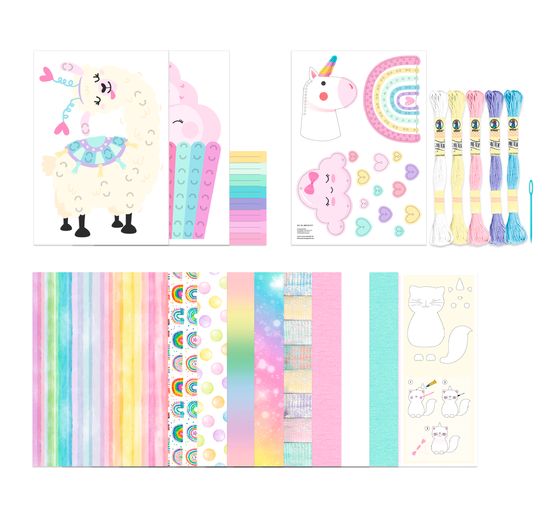 Kit créatif papier « Cute Rainbow »