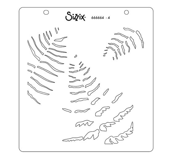 Sizzix Layered Stencils "Fern"