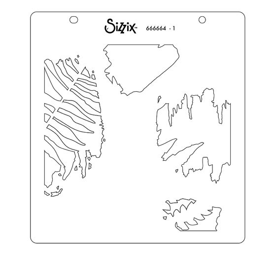 Sizzix Layered Stencils "Fern"