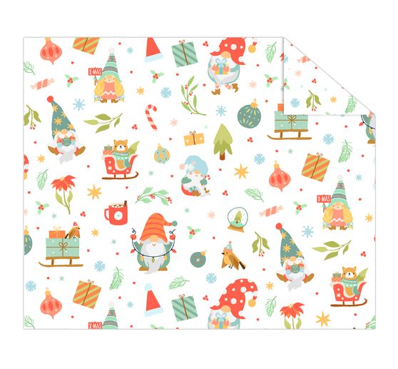 Papier cartonné à motifs « Lutins de Noël »