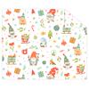 Papier cartonn&eacute; &agrave; motifs &laquo; Lutins de No&euml;l &raquo;