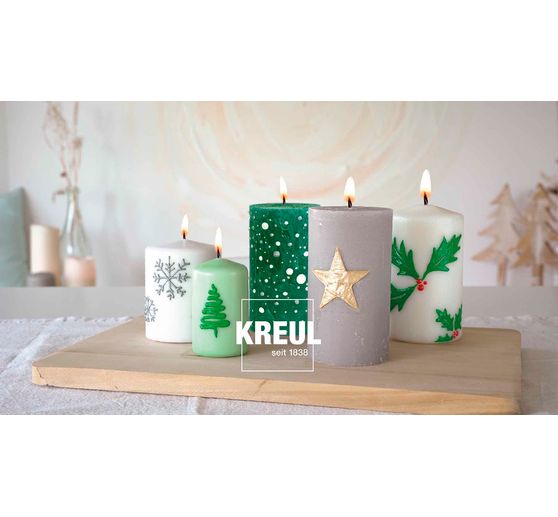 KREUL Candle Pen "Winter Love" set of 6