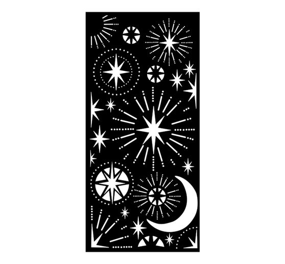 Sjabloon "Stars and Moon"