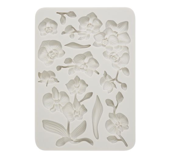 Silicone mould "Orchids and Cats - Orchids"