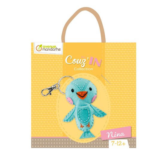 Avenue Mandarine Sewing craft kit Mini Couz'In "Bird Nina"
