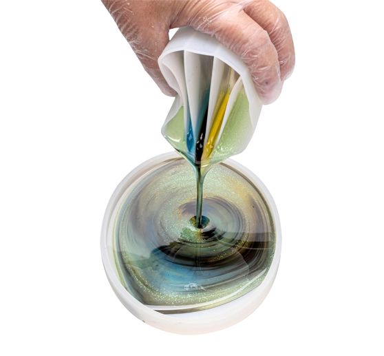 Siliconen kleurmengbeker