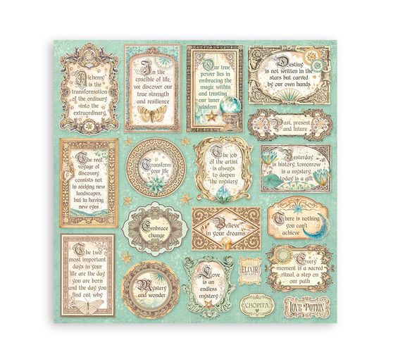 Bloc de papier scrapbooking « Fortune »