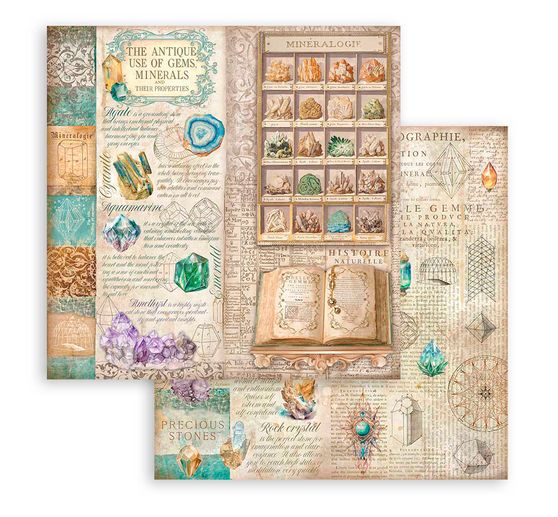 Bloc de papier scrapbooking « Fortune »
