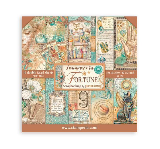 Bloc de papier scrapbooking « Fortune »