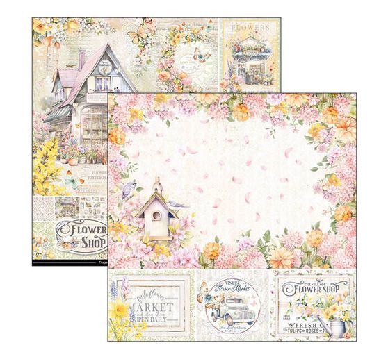Scrapbook papier "Flower Shop"