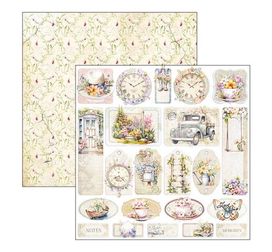 Scrapbook papier "Flower Shop"