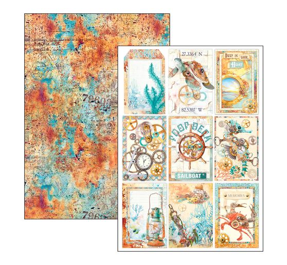 Papier-Set "Coral Reef"