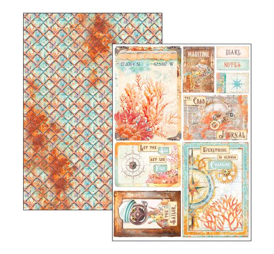 Papier-Set "Coral Reef"