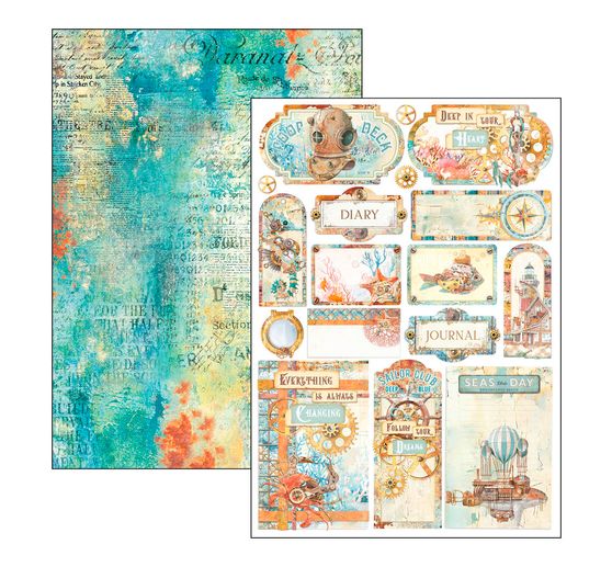 Papier-Set "Coral Reef"