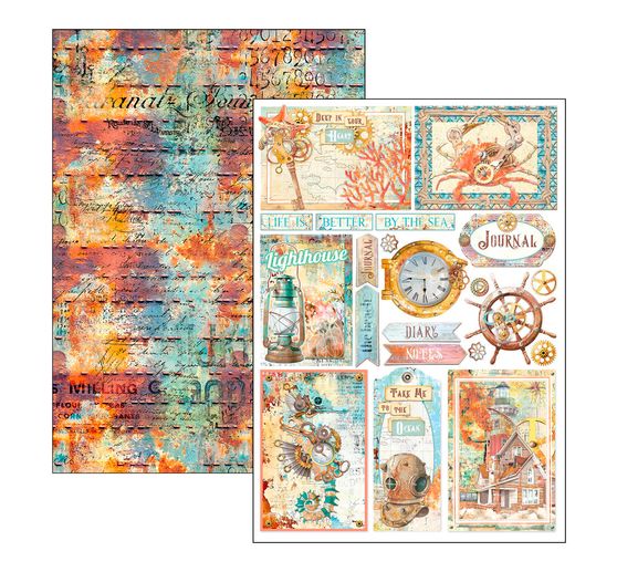 Papier-Set "Coral Reef"