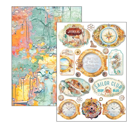 Papier-Set "Coral Reef"