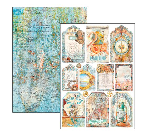 Papier-Set "Coral Reef"