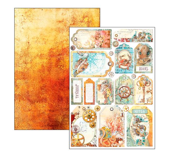 Papier-Set "Coral Reef"