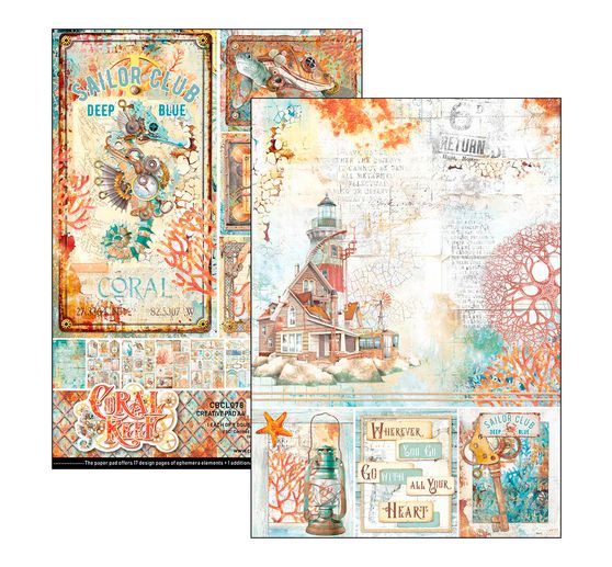 Papier-Set "Coral Reef"