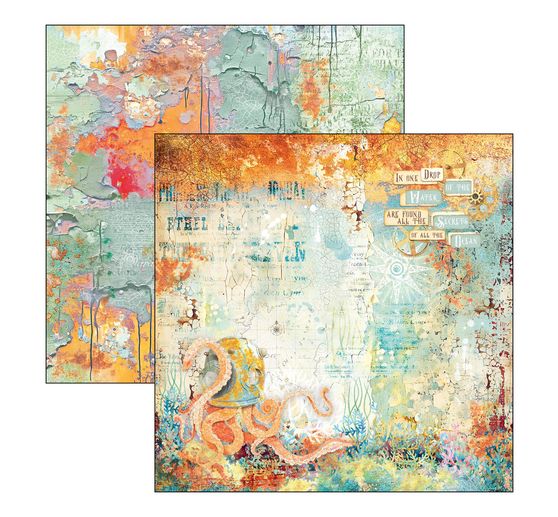Scrapbook papier "Coral Reef"