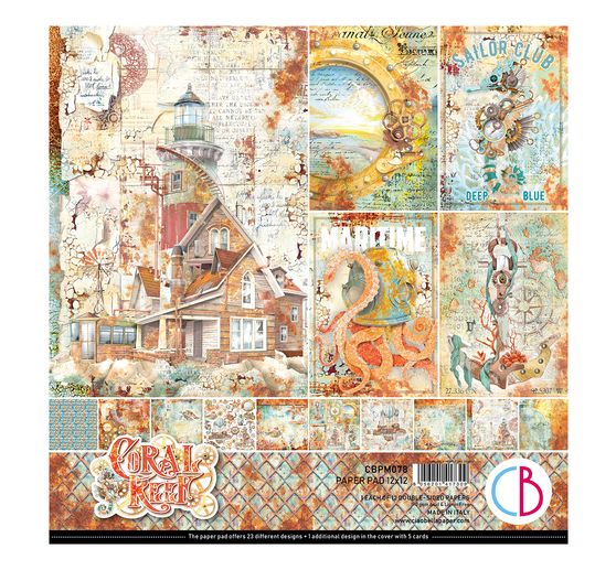 Scrapbook papier "Coral Reef"