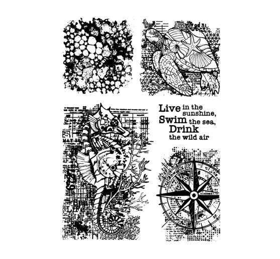 Siliconen stempel "Coral Reef"