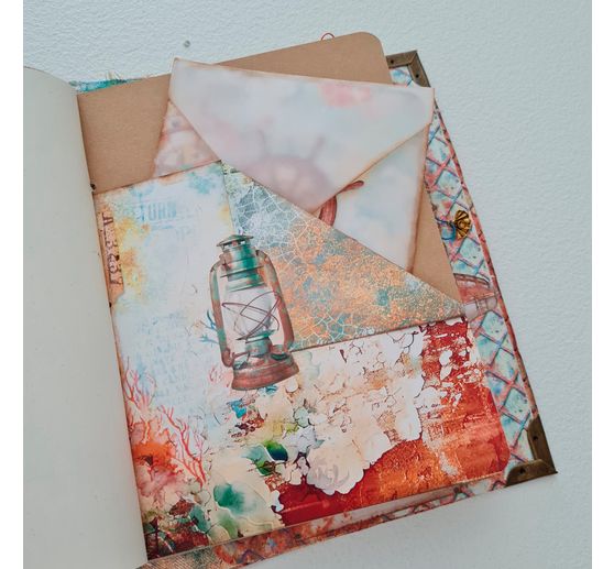 Papier vitrail à motifs « Coral Reef »