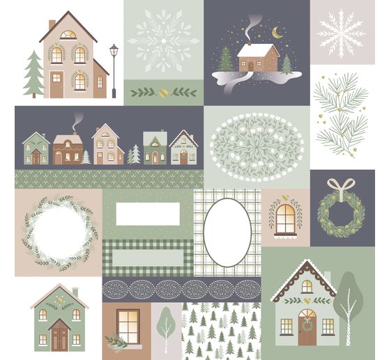 Scrapbook blok "Home for Christmas"