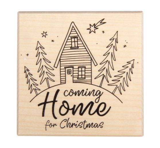 BUTTERER Stempel "Coming Home for Christmas"
