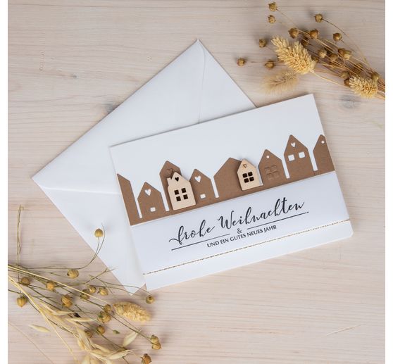 Houten strooidelen "Mini-huis"